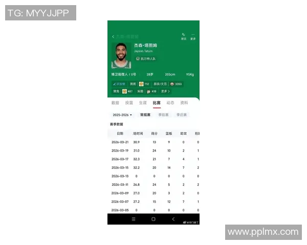 塔图姆复出后表现回暖近5场场均25分助攻数大幅提升