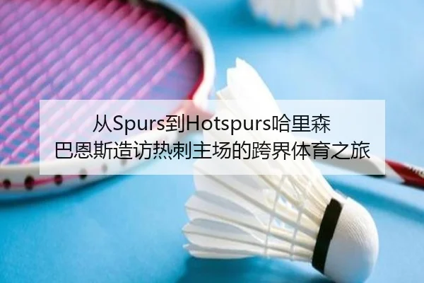 从Spurs到Hotspurs哈里森巴恩斯造访热刺主场的跨界体育之旅 - PINBO.COMapp